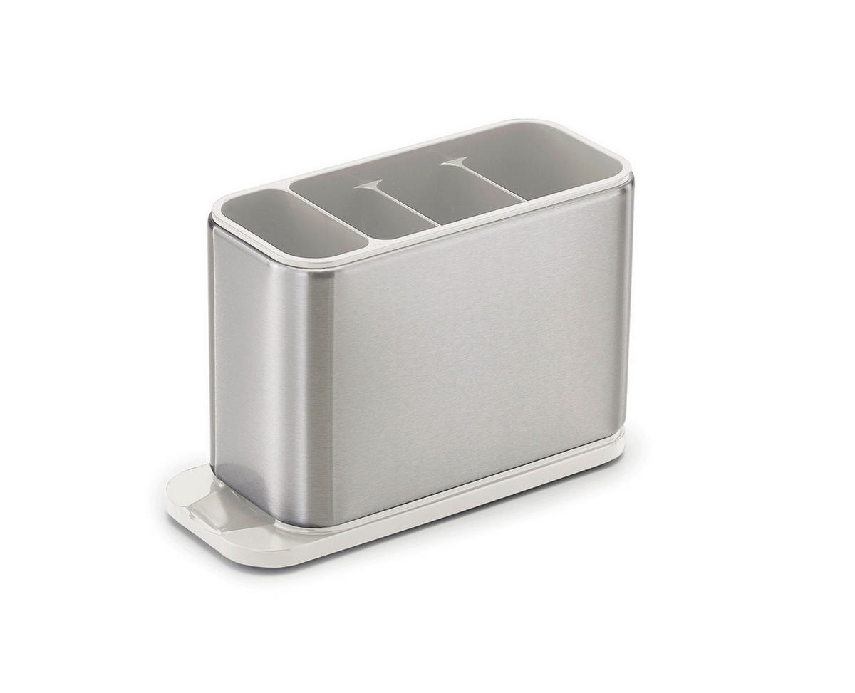 DRŽAČ ZA SUNĐER Surface  - srebrna, Osnovno, metal/plastika (20,2/13,5/8,4cm) - Joseph Joseph