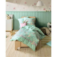 POSTELJNINA Bunnys 140/200 cm renforcé žadasto zelena  - žadasto zelena, Konvencionalno, tekstil (140/200cm) - Kaeppel