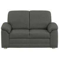 2-SITZER-SOFA Chenille Grau  - Alufarben/Grau, Konventionell, Textil/Metall (156/96/89cm) - Beldomo Comfort