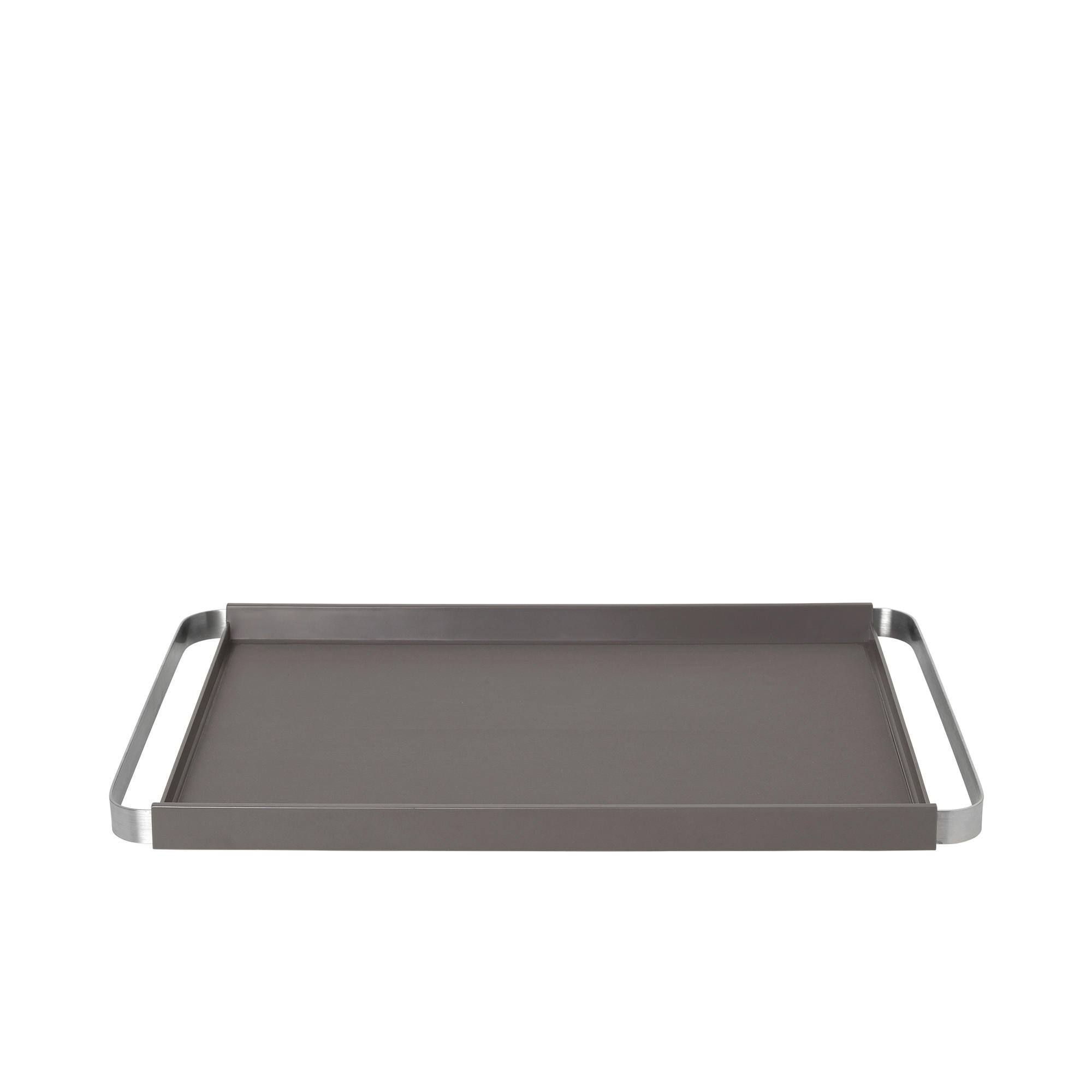 SERVIERTABLETT Metall, Kunststoff  - Grau, Trend, Kunststoff/Metall (31,8/3,7/50,1cm) - Blomus
