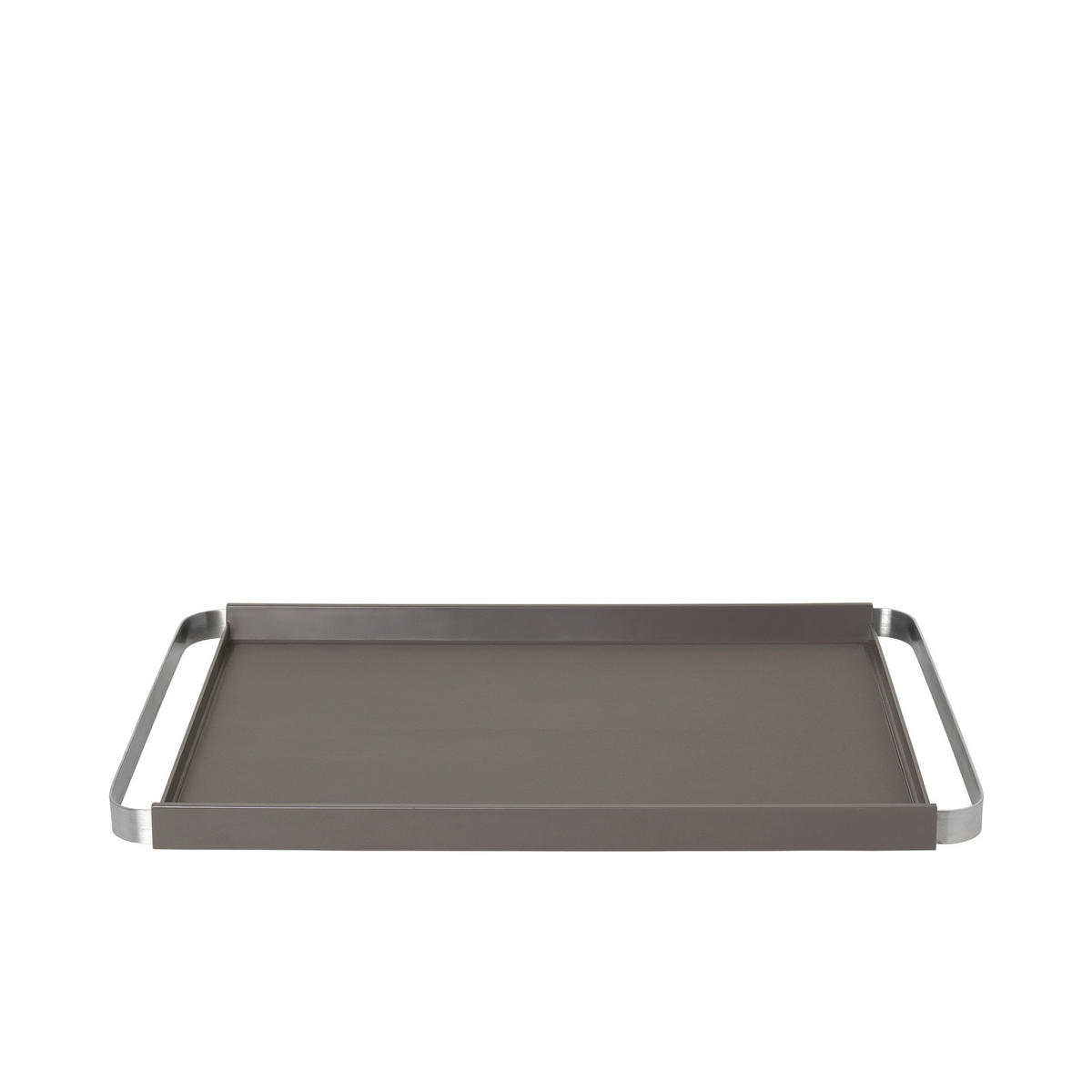 SERVIERTABLETT Metall, Kunststoff  - Grau, Trend, Kunststoff/Metall (31,8/3,7/50,1cm) - Blomus