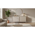 SIDEBOARD  160/77/40 cm 3 Schublade(n)  - Kaschmir, Design, Holzwerkstoff/Metall (160/77/40cm) - Xora