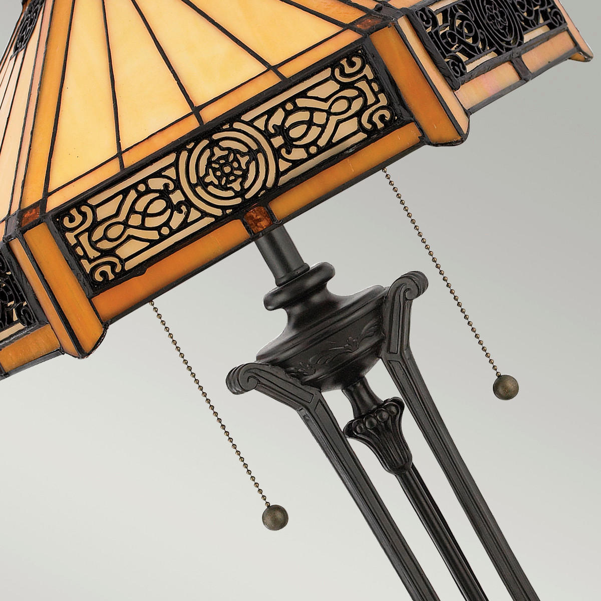 BORDSLAMPA Tiffany 58,4/40,6/40,6 cm   - bronsfärgad, Klassisk, metall/glas (58,4/40,6/40,6cm) - Elstead Lighting