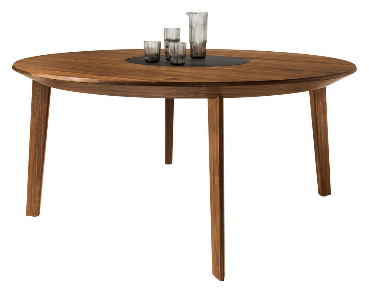 ESSTISCH in Holz 200/200/75 cm  - Nussbaumfarben, Design, Holz (200/200/75cm) - Team 7