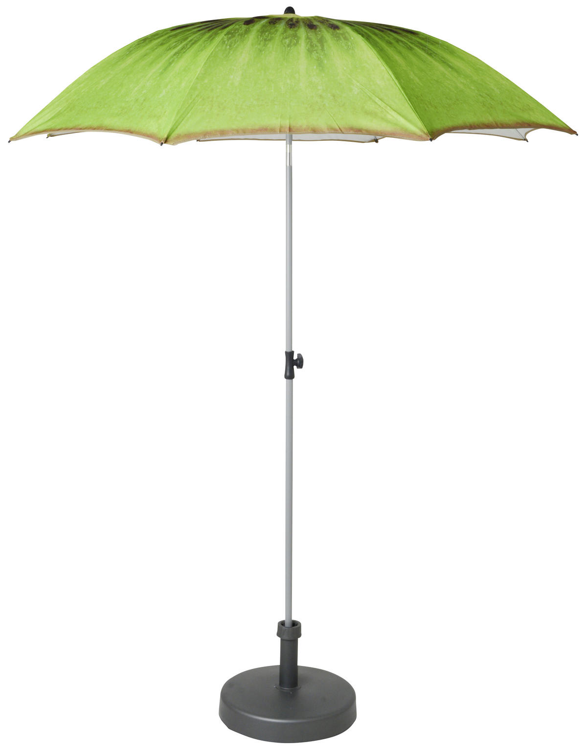 SONNENSCHIRM  200/200 cm  - Silberfarben/Grün, Design, Textil/Metall (200/200cm) - Doppler