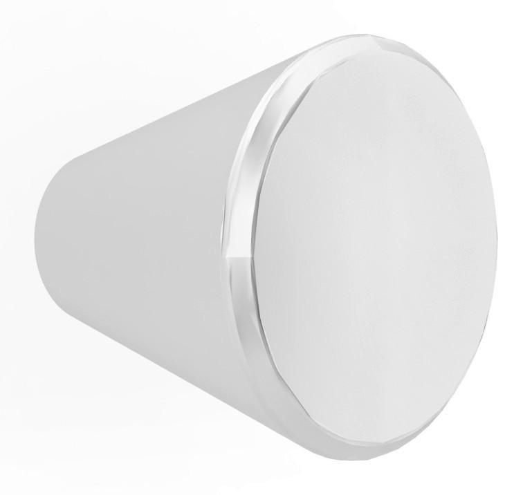 Knopfgriff Unit Ø:2,4cm Kunststoff Alufarben