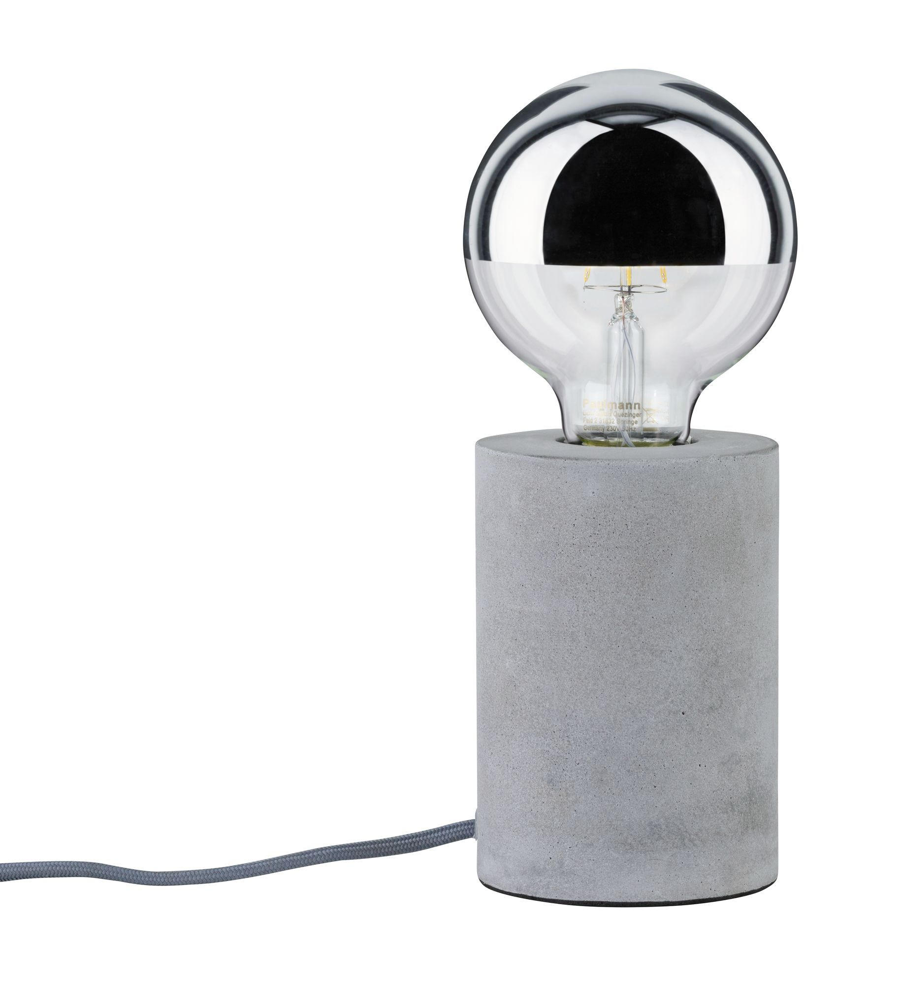 TISCHLEUCHTE 22/13 cm   - Grau, Design, Stein (22/13cm) - Paulmann