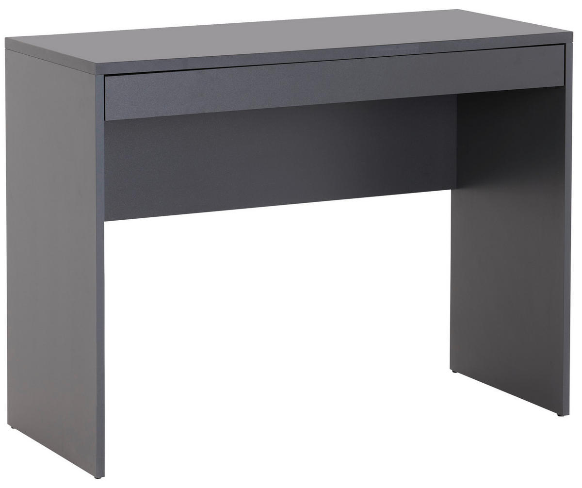 SCHMINKTISCH Anthrazit  - Anthrazit, MODERN, Holzwerkstoff (100/76/45cm) - Boxxx