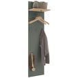 GARDEROBENPANEEL  in 40/170/28 cm  - Eichefarben/Grün, Design, Holzwerkstoff (40/170/28cm) - Voleo