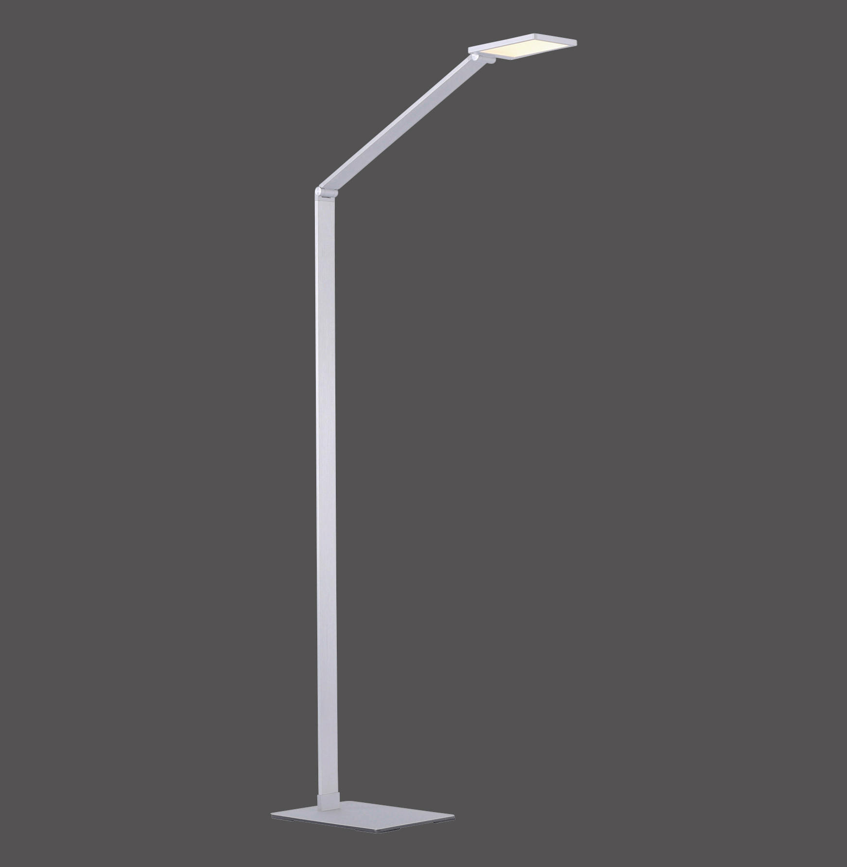 LED-STEHLEUCHTE    - Alufarben, Basics, Kunststoff/Metall (55/17cm)