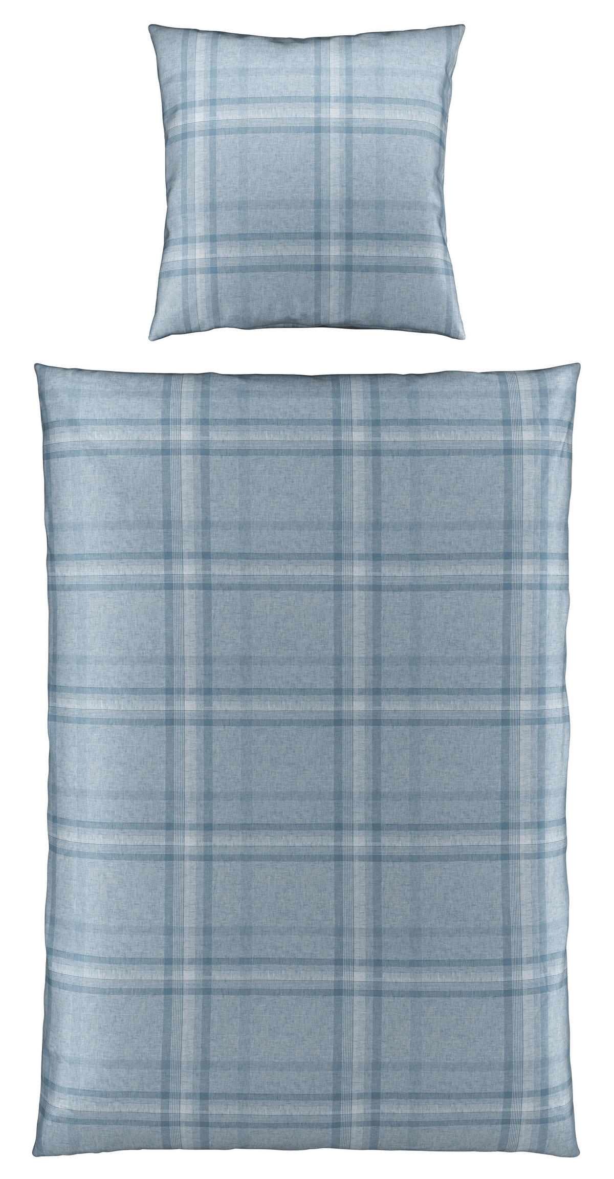 POVLEČENÍ, satén, modrá, 135/200 cm - modrá, Konvenční, textil (135/200cm) - Novel