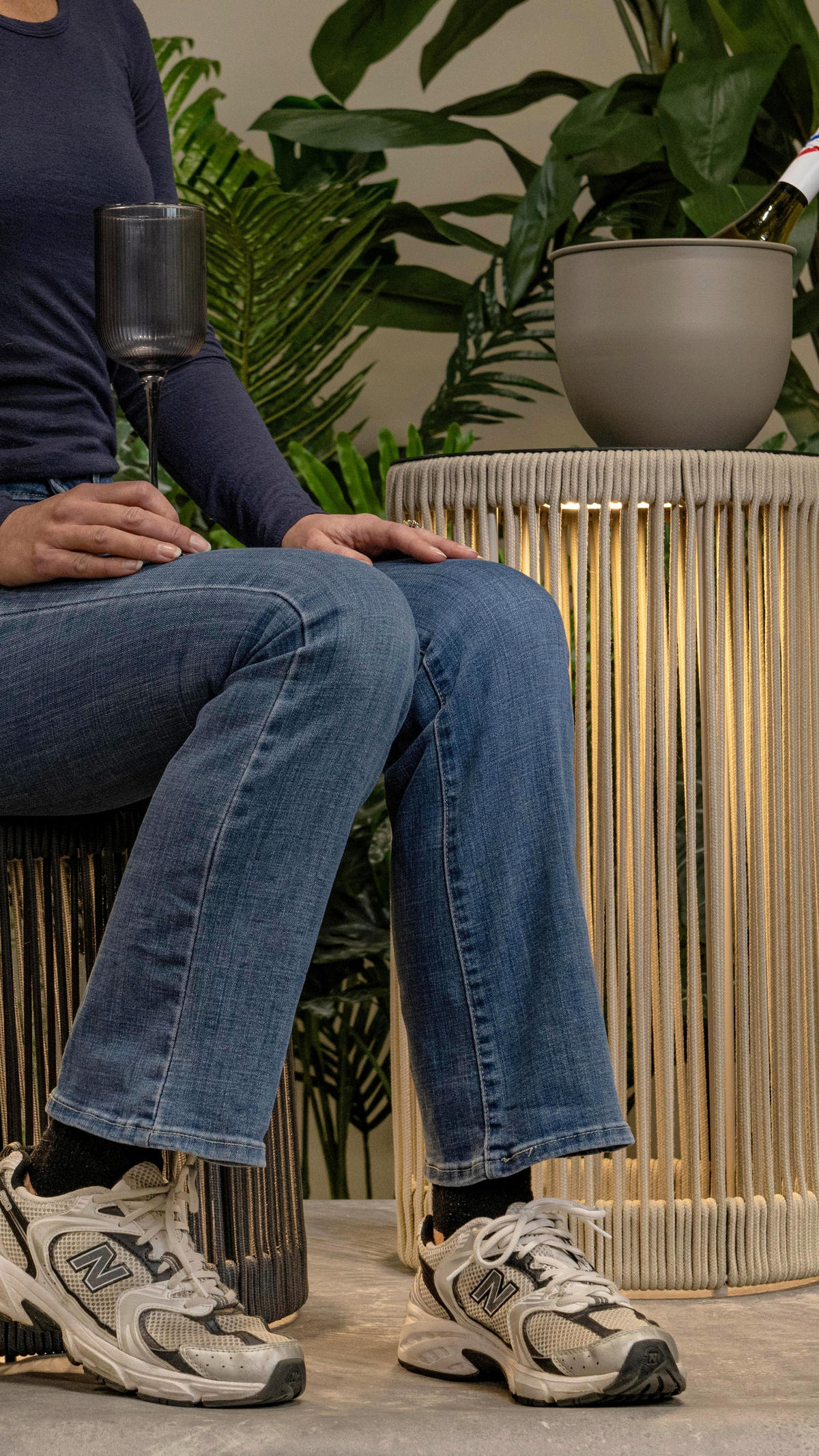 AUßENSTEHLEUCHTE Pingi 33.5/33.5/61.5 cm  - Schwarz, Trend, Kunststoff (33.5/33.5/61.5cm) - Lucide