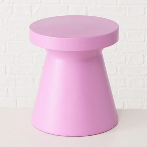 BEISTELLTISCH Pink rund  - Pink, Basics, Keramik/Kunststoff (35/39,5cm) - Boltze Home