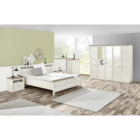 NACHTKÄSTCHEN 63/55/38 cm  in Grau, Weiß  - Weiß/Grau, LIFESTYLE, Holzwerkstoff/Metall (63/55/38cm) - Hom`in