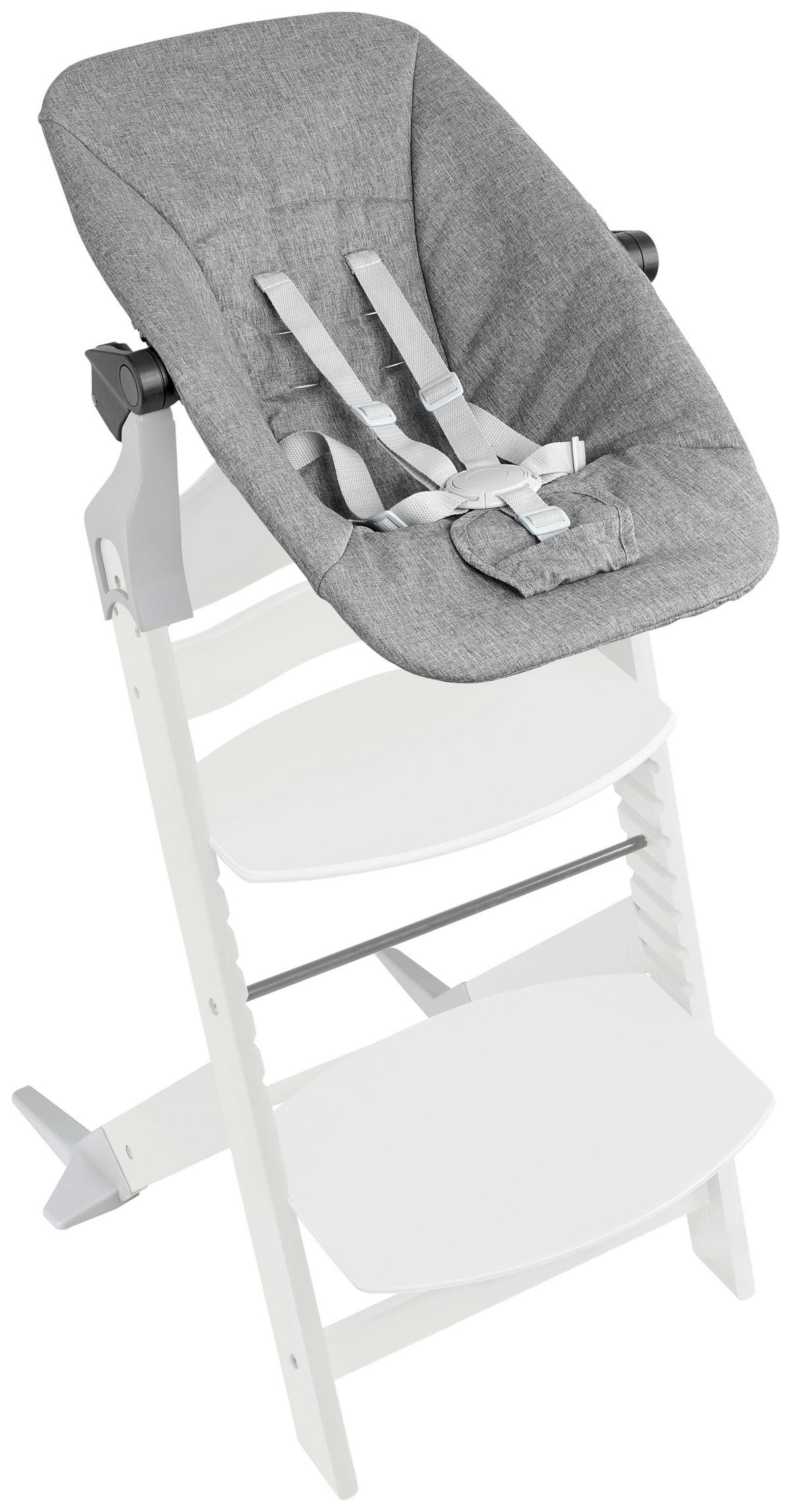 NJIHALICA  LUNCH  - siva, Osnovno, tekstil/metal (66/45/48-58cm) - My Baby Lou