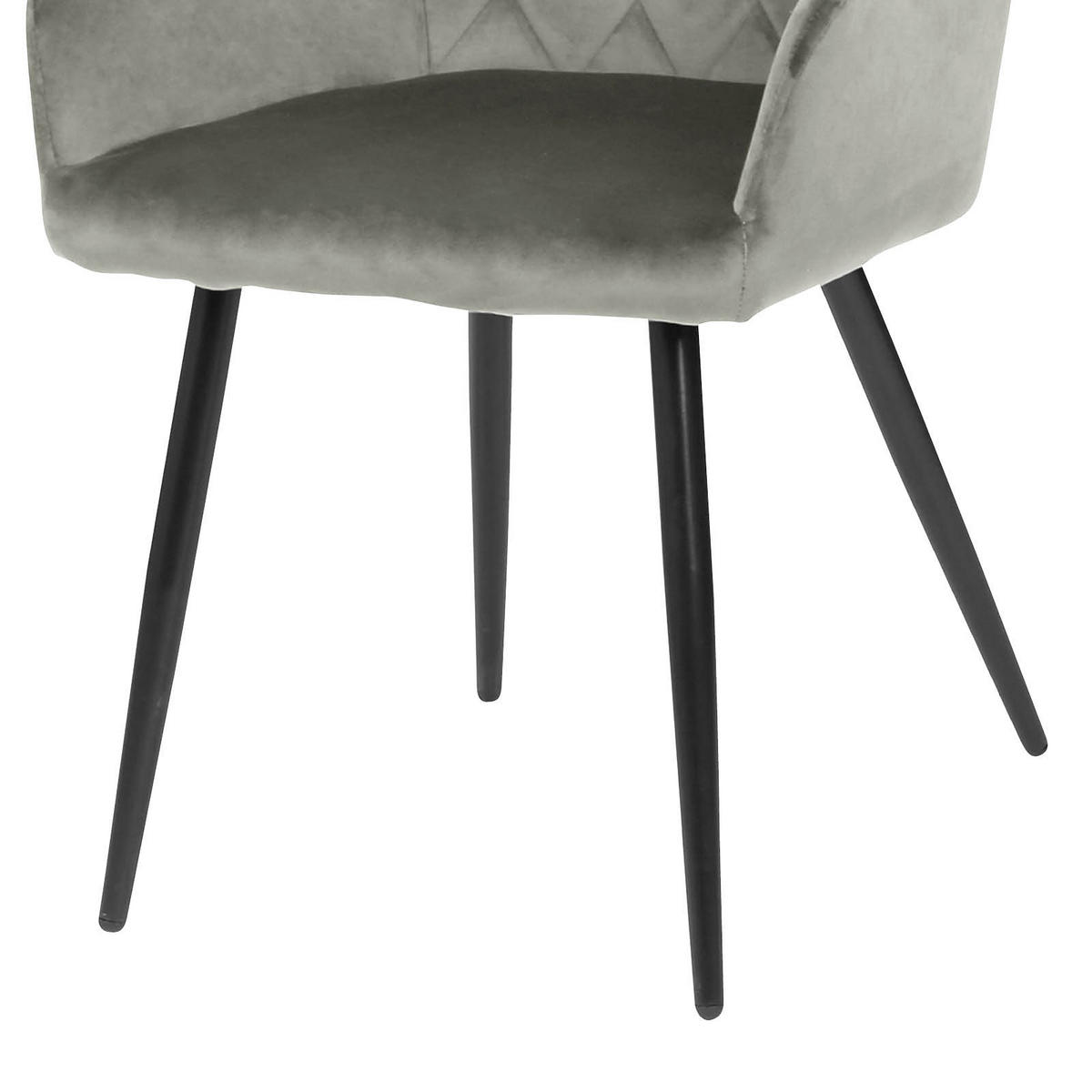 STOLICA SA RUKONASLONOM  crna, sivobraon       - crna/sivobraon, Trendi, drvo/metal (54/86/60cm) - Livetastic