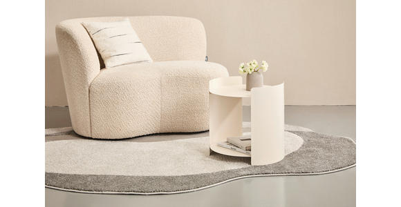 BEISTELLTISCH 40/40/40 cm Kaschmir rund  - Kaschmir, Design, Metall (40/40/40cm) - Xora