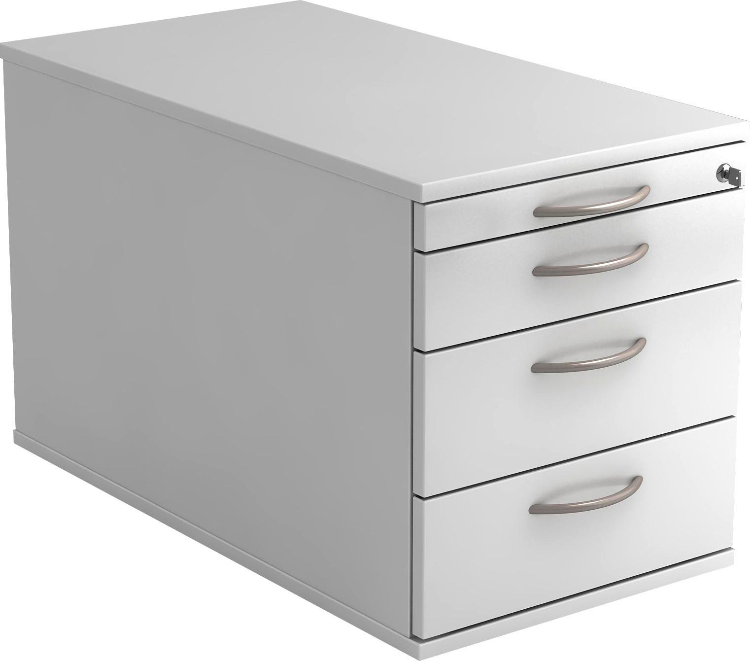 Venda Rollcontainer Weiß 42.8x51.2x80 cm