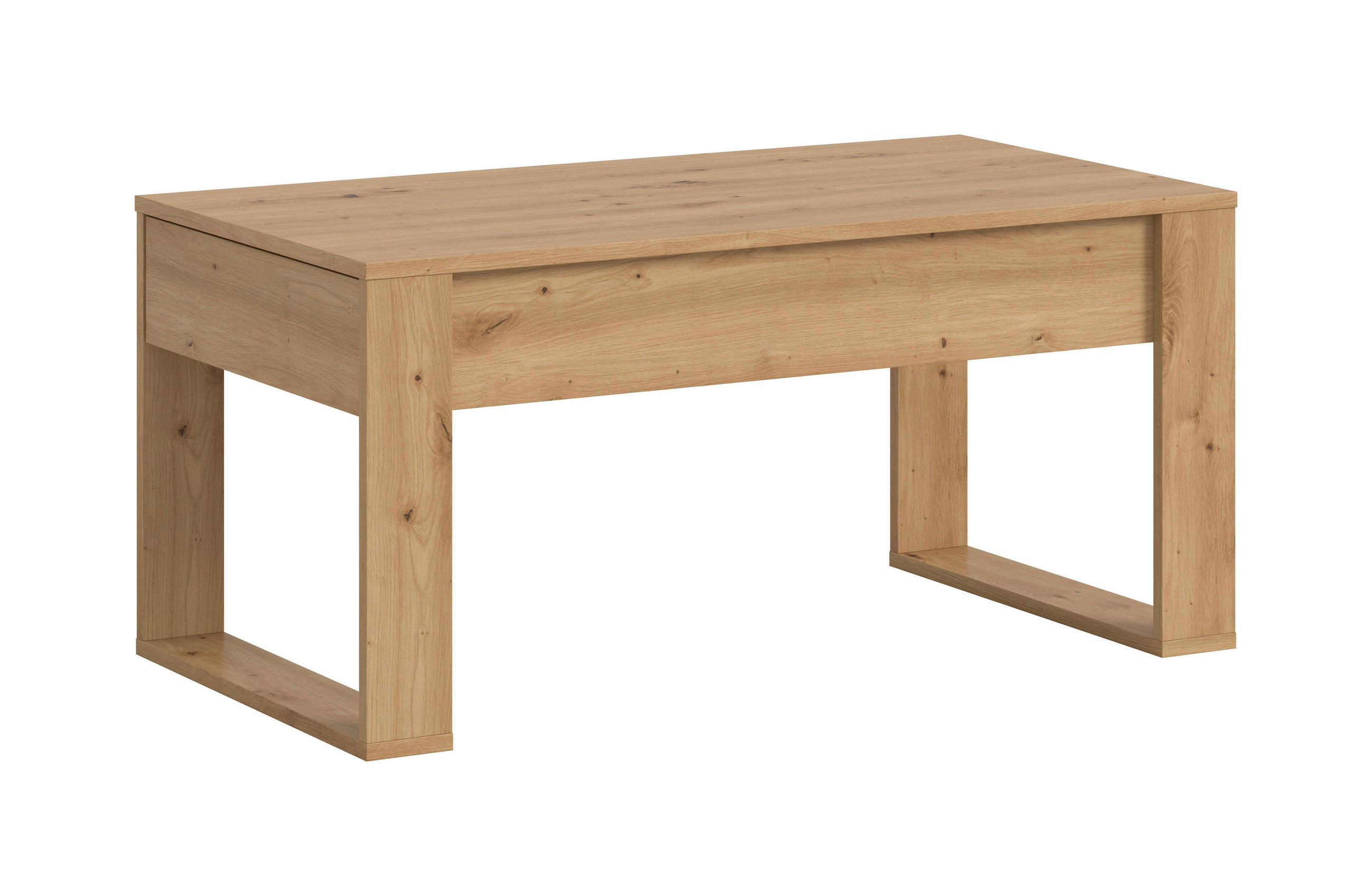 COUCHTISCH Holzwerkstoff  - Eiche Artisan, Design, Holzwerkstoff (110/52/60cm) - Livetastic