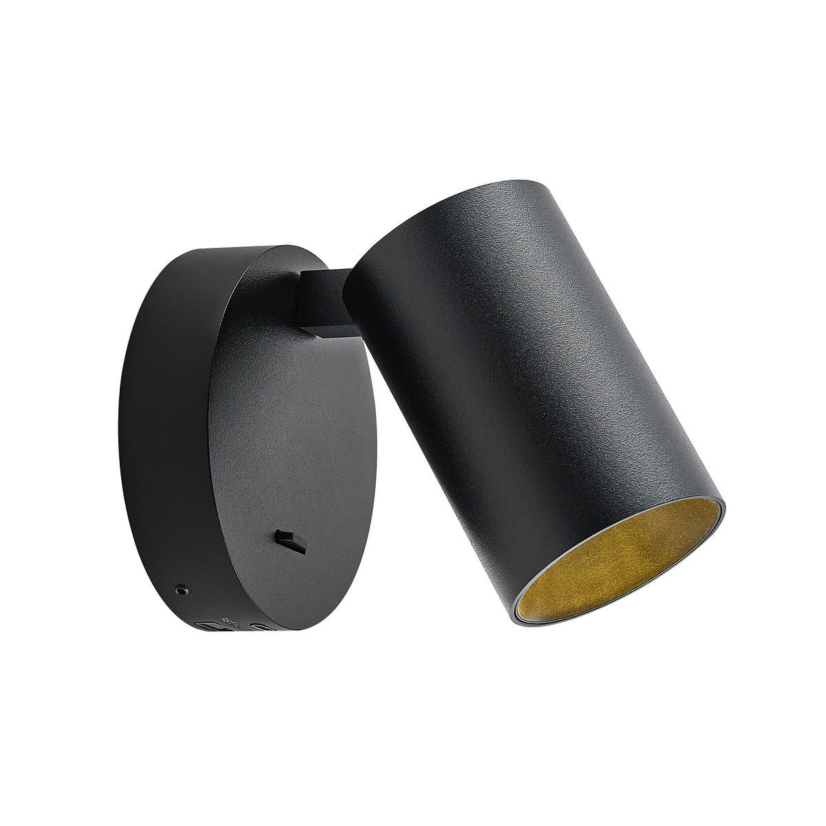LESELEUCHTE 6/6/10,5 cm   - Schwarz, Design, Metall (6/6/10,5cm)