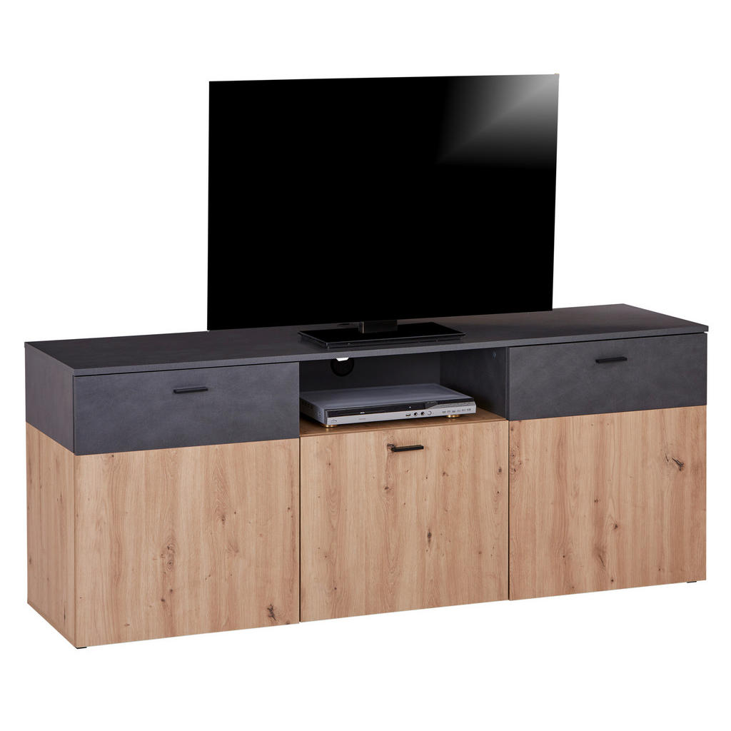 Tv-lowboard Duos B: 180 Cm Eiche Artisan