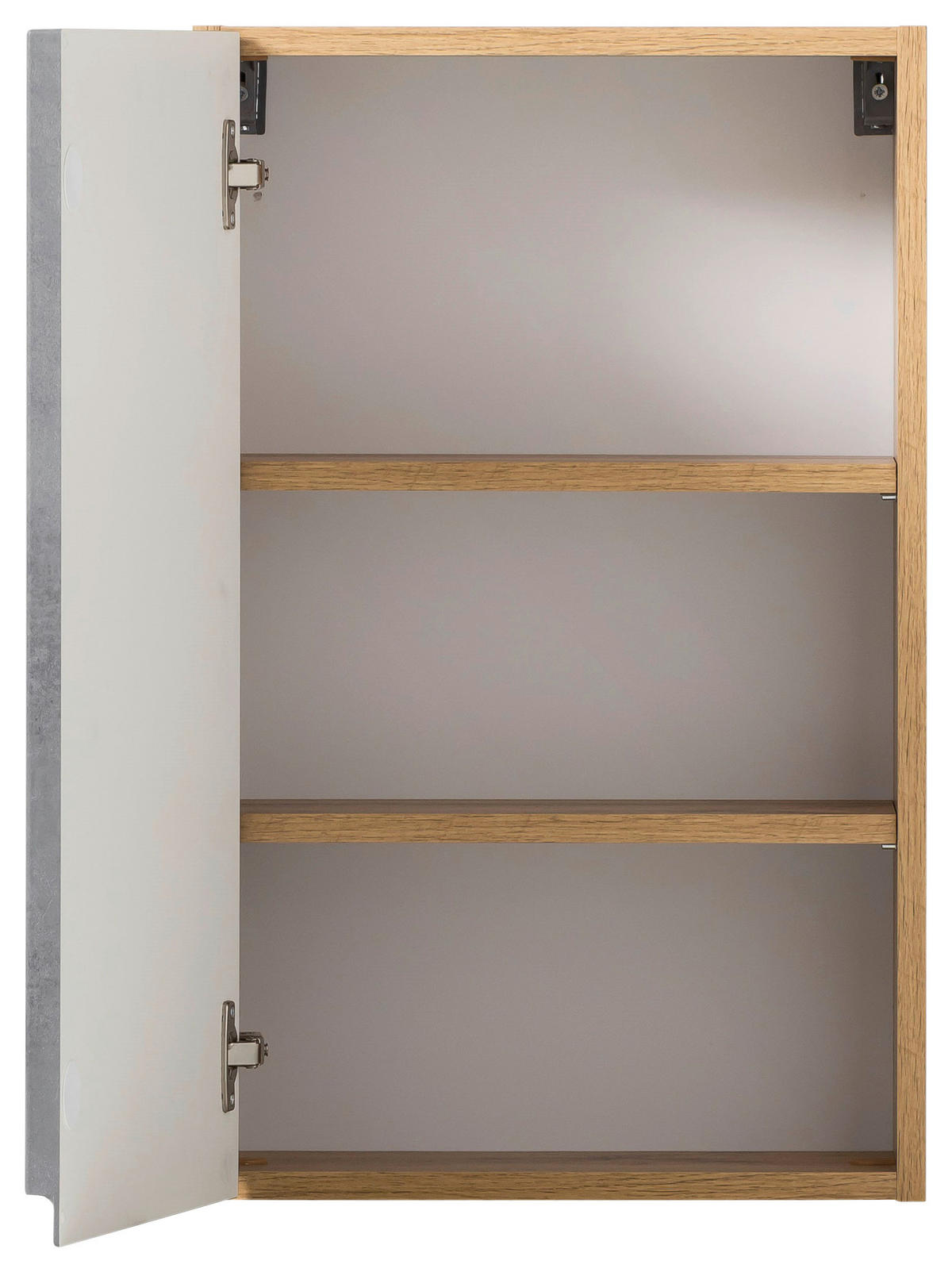 VÄGGHÄNGT SKÅP  - ek Wotan/ljusgrå, Modern, trämaterial (40/64/20cm) - Held