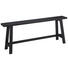 SITZBANK 129,5 49,5 29,5 cm in Schwarz - Schwarz, Design, Holz (129,5 49,5 29,5cm) - Lomoco SITZBANK 129,5 49,5 29,5 cm in Schwarz - Schwarz, Design, Holz (129,5 49,5 29,5cm) - Lomoco