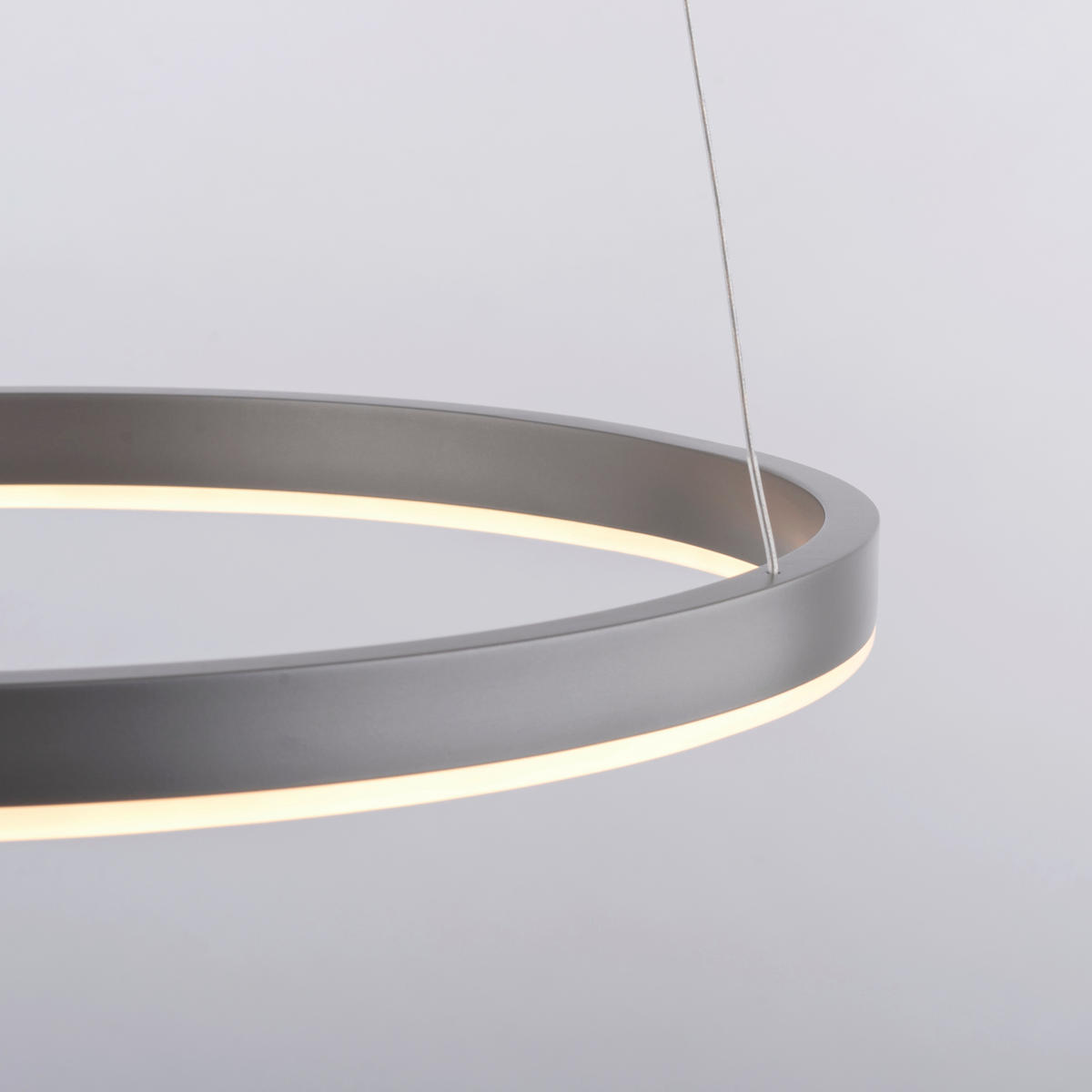 LED-HÄNGELEUCHTE 39/120 cm   - Alufarben, Design, Kunststoff/Metall (39/120cm)