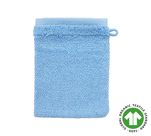 WASCHLAPPEN Bonita 4-teilig  - Blau, Natur, Textil (16/21cm) - Bio:Vio