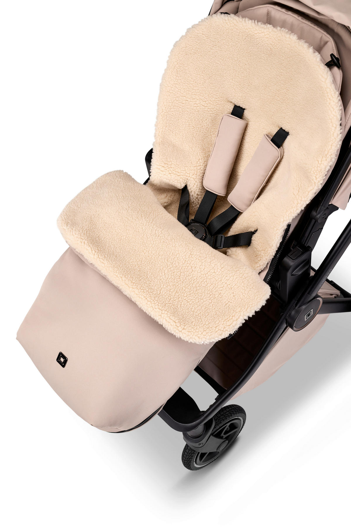 BUGGY-FUßSACK  - Sandfarben, Basics, Textil (40/8/96cm) - Moon