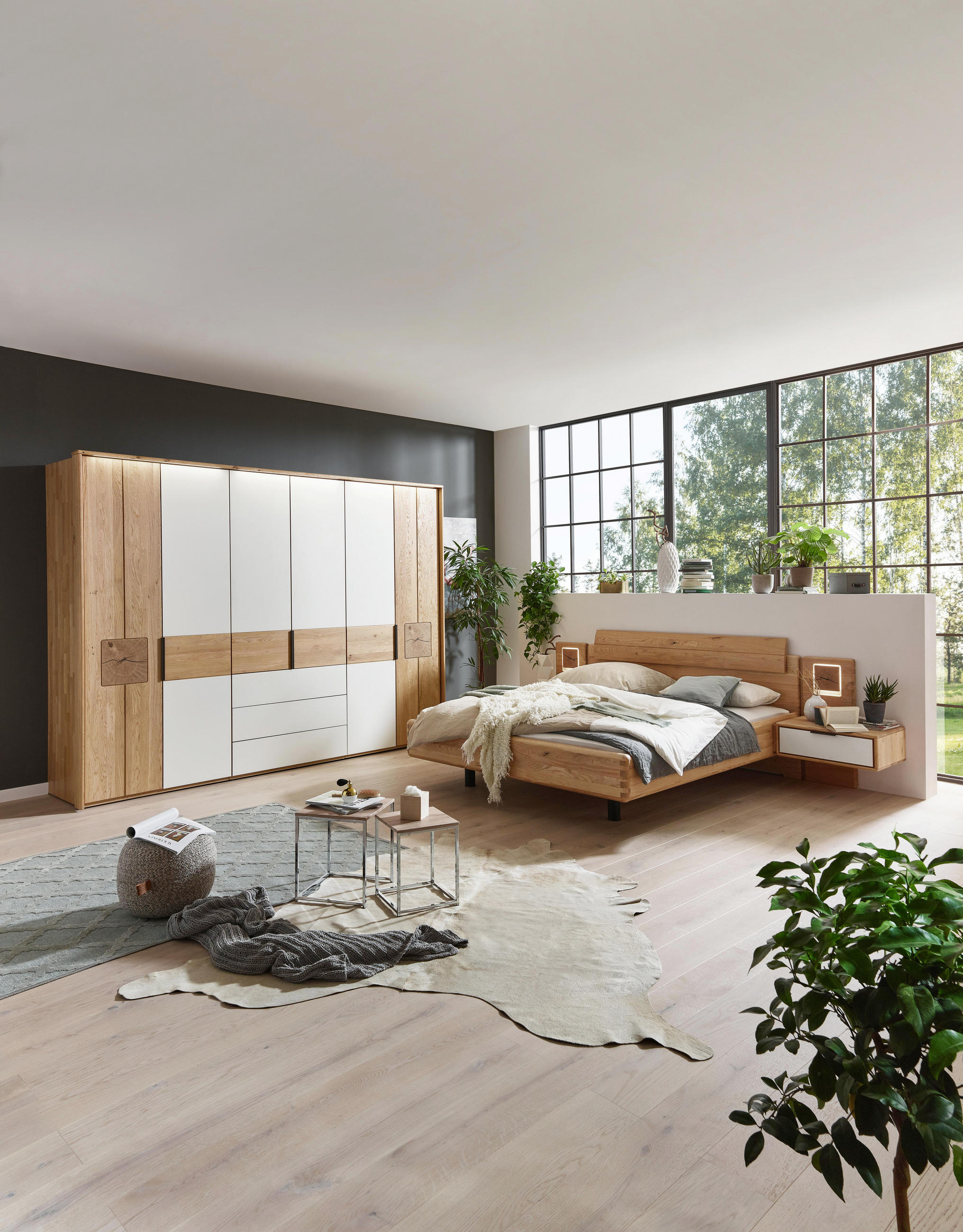 Valnatura Schlafzimmer Wildeiche Teilmassiv