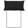 KOPFSTÜTZE in Cord  - Schwarz, KONVENTIONELL, Textil (50/25/15cm) - Carryhome