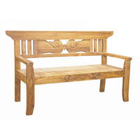 GARTENBANK 163,5/97/61 cm Teakholz   - Braun, Basics, Holz (163,5/97/61cm) - Gardenson