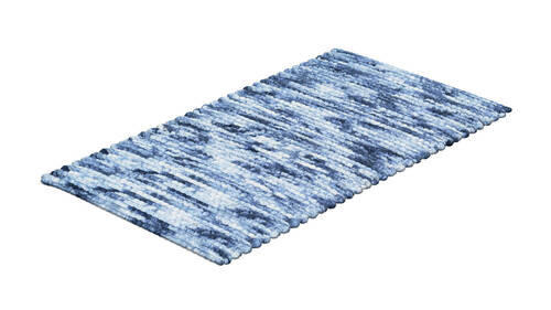 KOBEREC DO KOUPELNY, 65/115 cm - modrá, Basics, textil (65/115cm) - Grund