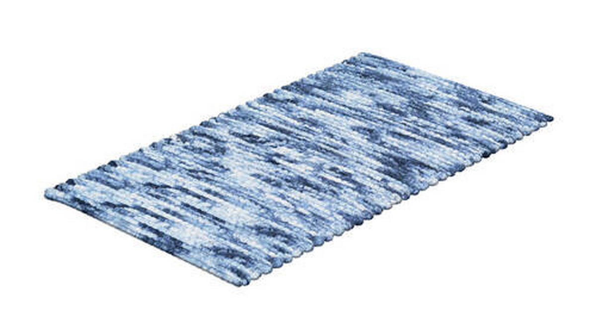 KOBEREC DO KOUPELNY, 65/115 cm - modrá, Basics, textil (65/115cm) - Grund