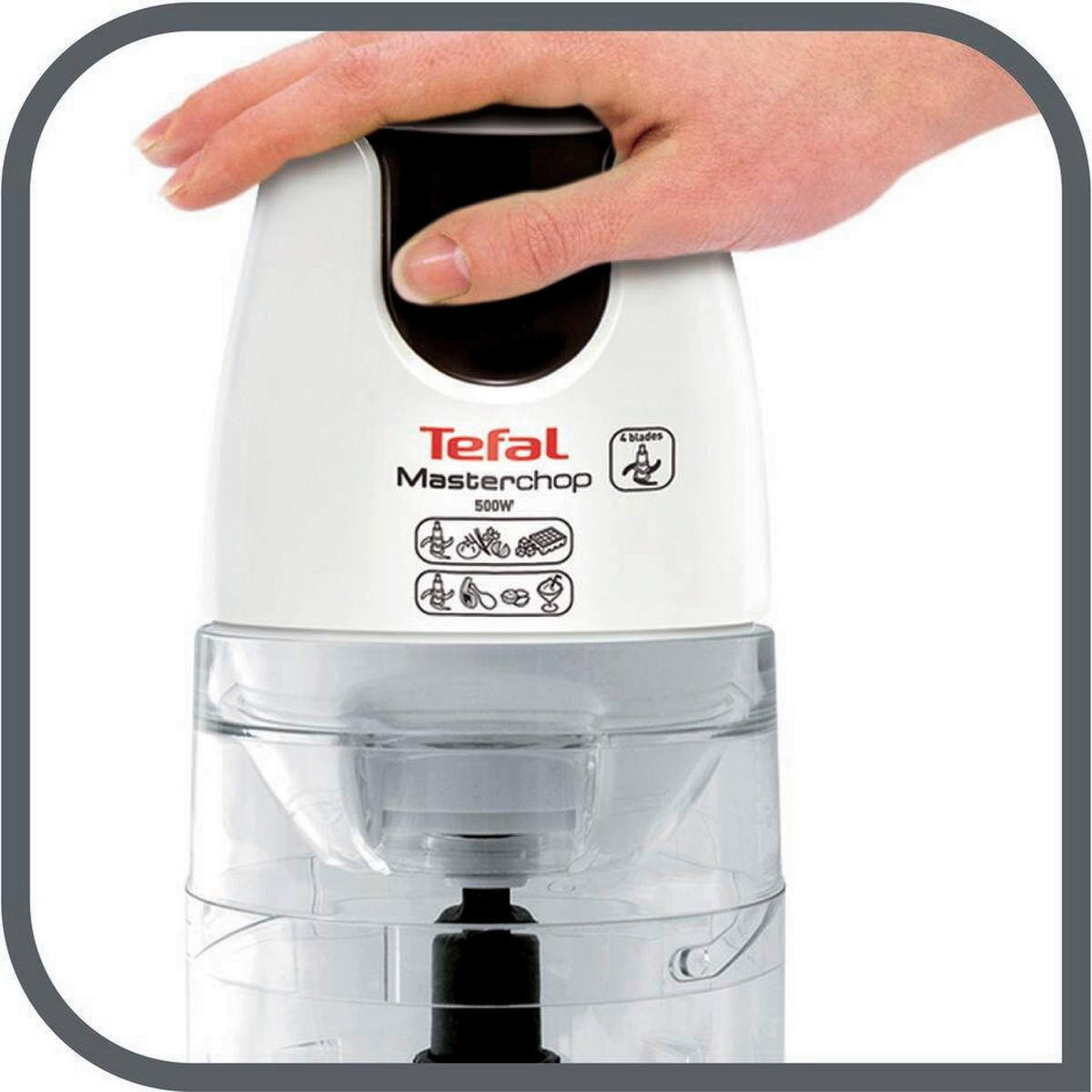 SJECKALICA UNIVERZALNA  - bijela, Basics, metal/plastika (12.6/12.6/27.5cm) - Tefal