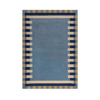 WOLLTEPPICH 160/230 cm Blau, Gelb  - Blau/Gelb, MODERN, Textil (160/230cm) - Xora