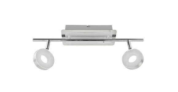 LED-STRAHLER 44,5/9/18,5 cm - Chromfarben/Alufarben, Trend, Metall (44,5/9/18,5cm) - Novel