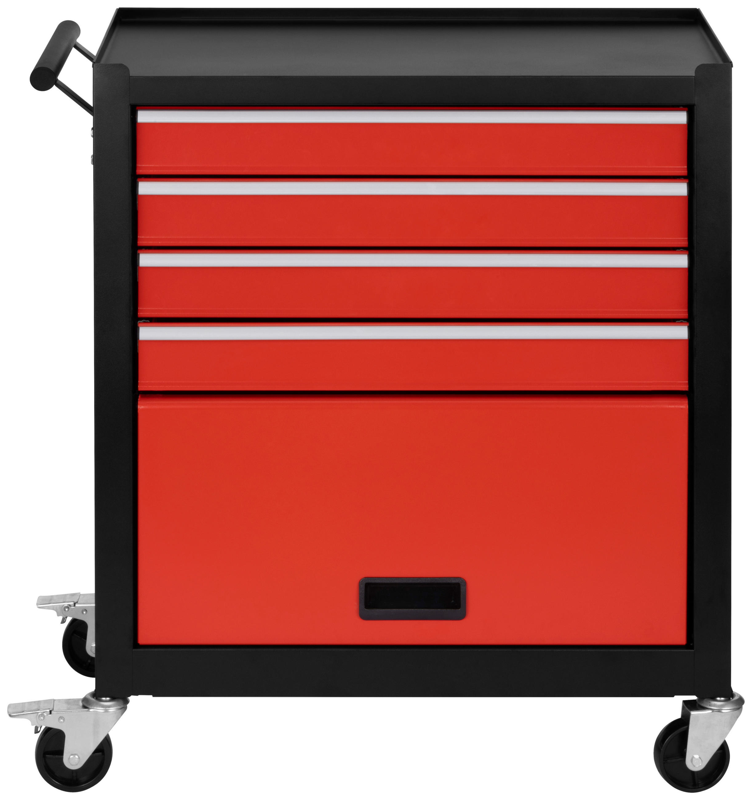 WERKSTATTWAGEN TC-174001  - Rot/Schwarz, KONVENTIONELL, Kunststoff/Metall (61,6/33/74,5cm)