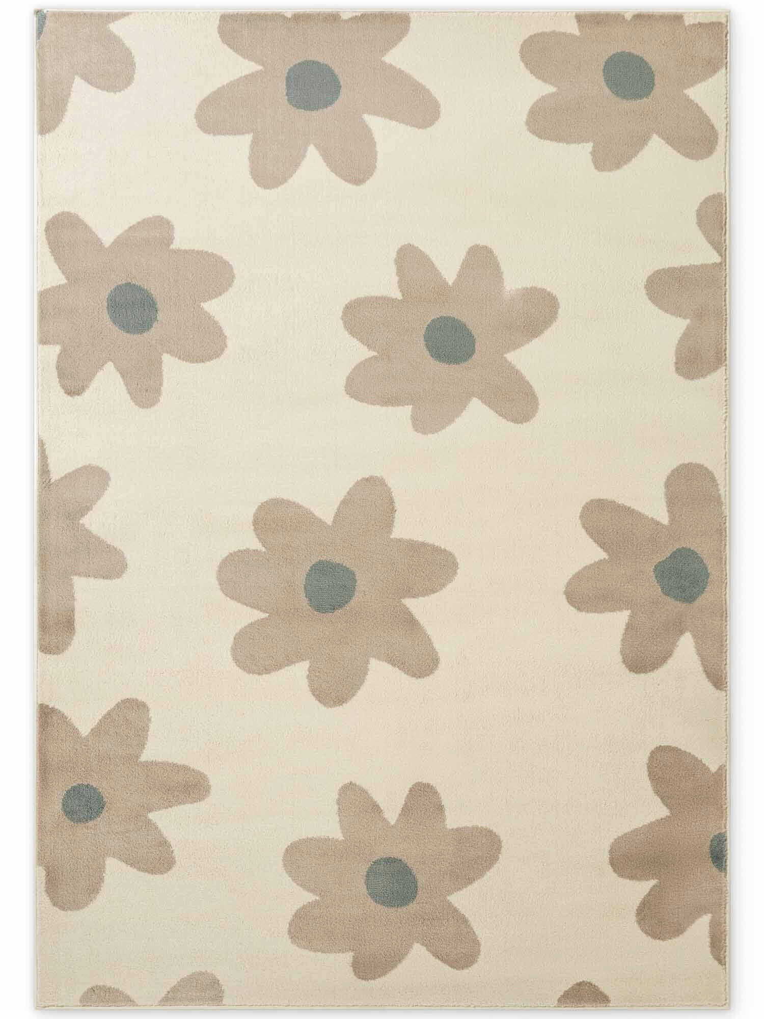 KINDERTEPPICH 120/170 cm Adventures Blume  - Multicolor/Creme, Design, Kunststoff/Textil (120/170cm) - Hanse Home