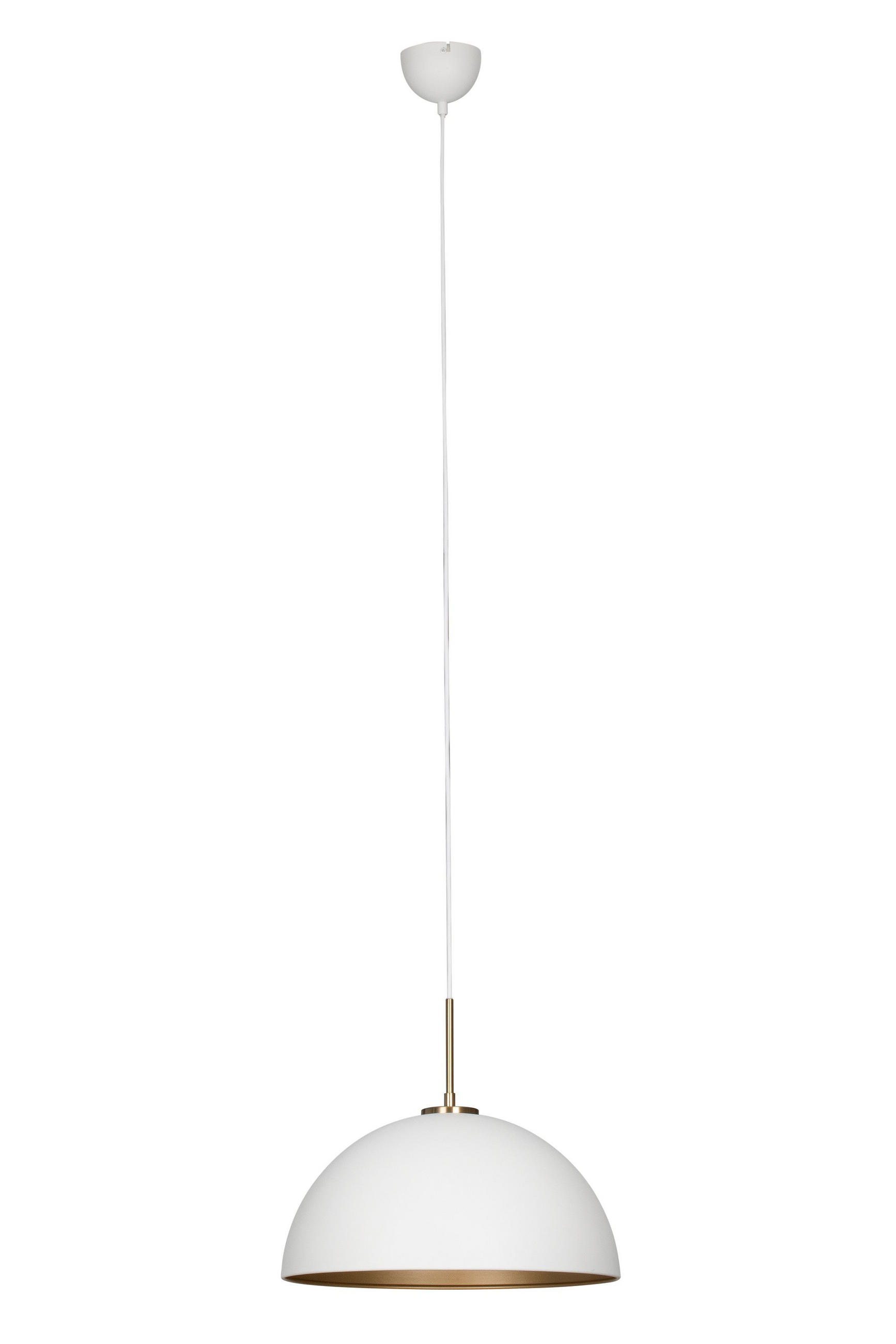 HÄNGELEUCHTE 40/150 cm  - Goldfarben/Weiß, Design, Metall (40/150cm) - Novel