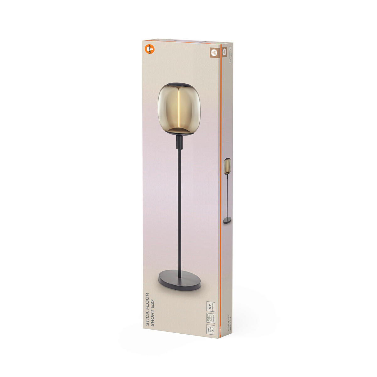 TISCHLEUCHTE 26/78 cm   - Dunkelgrau, Basics, Metall (26/78cm) - Osram