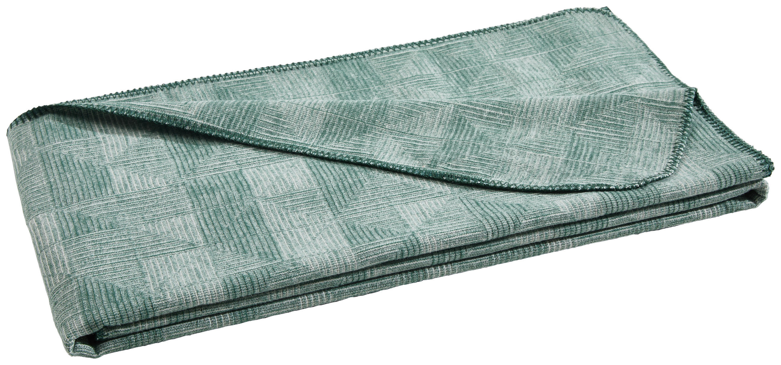 WOHNDECKE Minerva 150/200 cm  - Waldgrün, Basics, Textil (150/200cm) - Bio:Vio