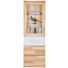 VITRINE in vollmassiv Erle Weiß, Erlefarben - Chromfarben/Erlefarben, Natur, Glas/Holz (50/160/41cm) - Linea Natura VITRINE in vollmassiv Erle Weiß, Erlefarben - Chromfarben/Erlefarben, Natur, Glas/Holz (50/160/41cm) - Linea Natura