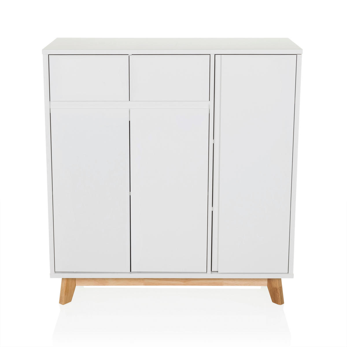 KOMODA, bílá, 80/85/34 cm - bílá, Moderní, dřevo/kompozitní dřevo (80/85/34cm) - MID.YOU