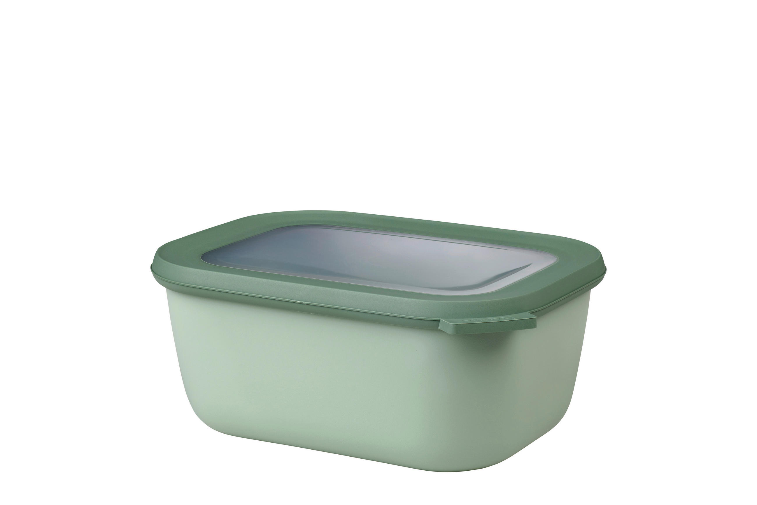 ÉTELTÁROLÓ DOBOZ  1,5 l  - zsályazöld/áttetsző, Konventionell, műanyag (21/9/16cm) - Mepal