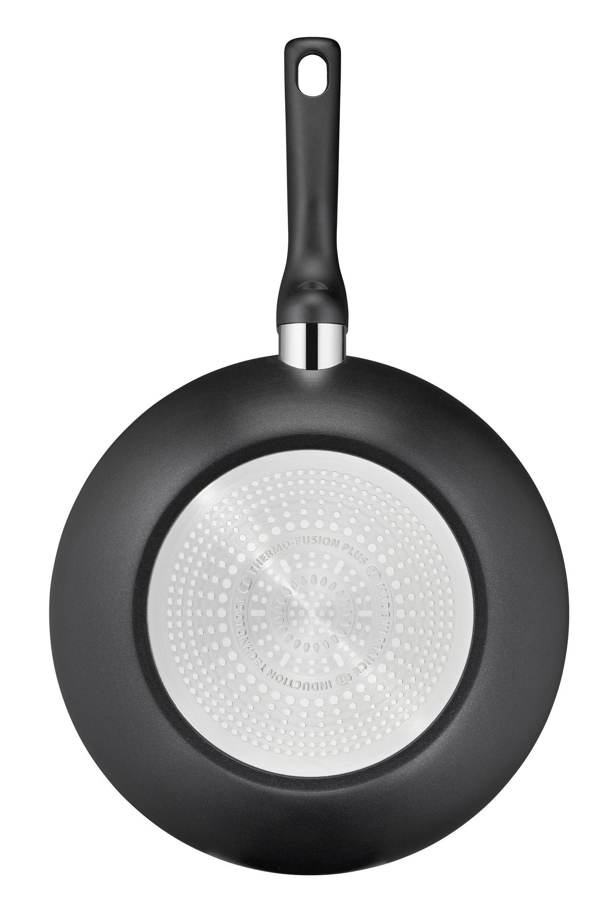 WOKPFANNE HARD TITANIUM PRO 28 cm  - Schwarz, Basics, Metall (28cm) - Tefal