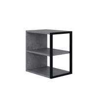 BEISTELLTISCH 42/30/45 cm Grau rechteckig  - Grau, Design, Holzwerkstoff/Metall (42/30/45cm) - Livetastic