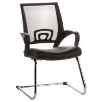 KONFERENČNÍ ŽIDLE - černá/barvy stříbra, Basics, kov/textil (57/98/52cm) - MID.YOU