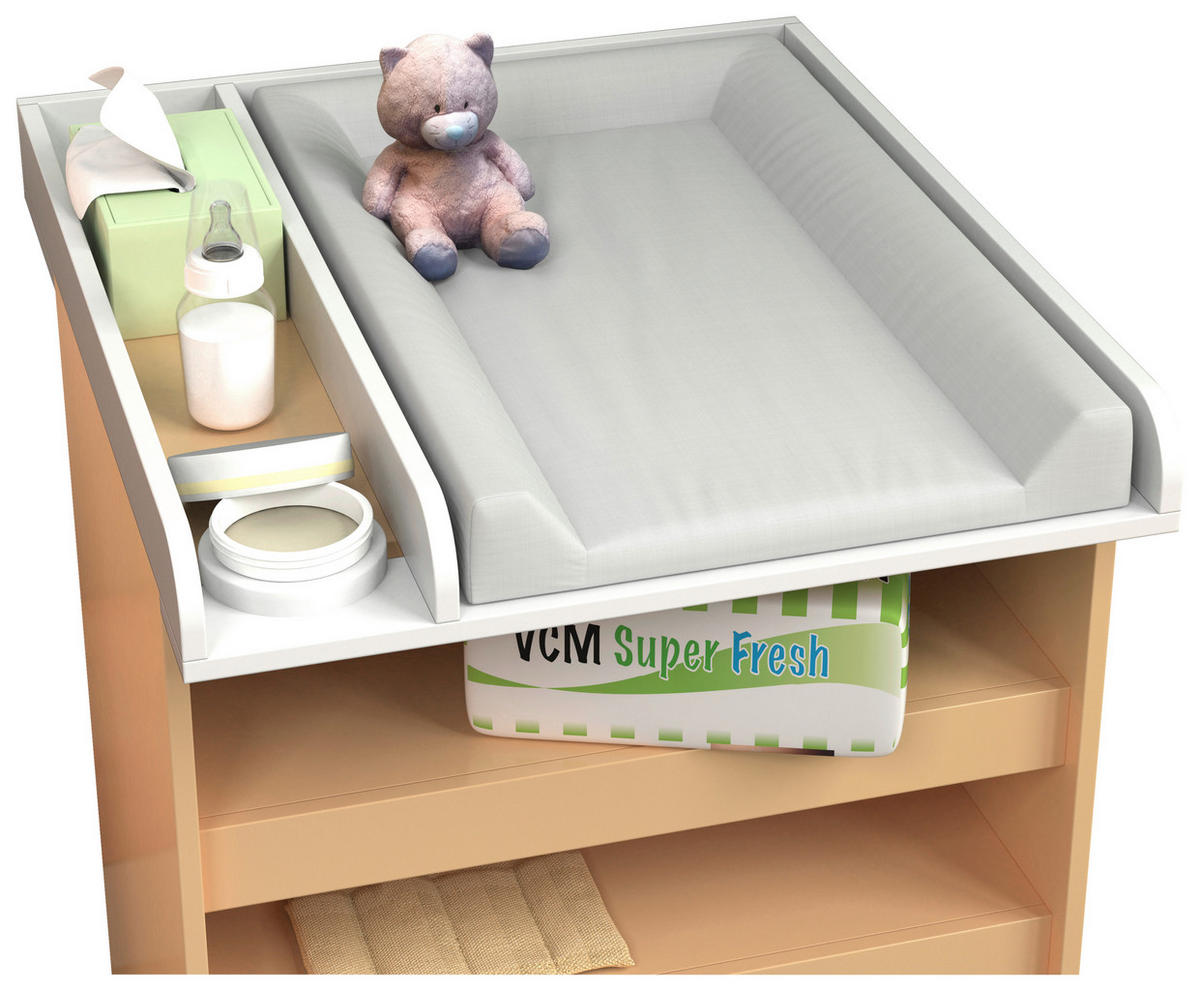 SKÖTBORDSÖVERDEL Malira  - vit, Basics, trämaterial (65/7/73cm) - MID.YOU